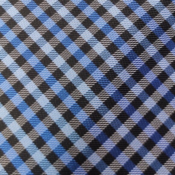 Pierre Cardin Black and Blue Tie - Picture 3 of 7